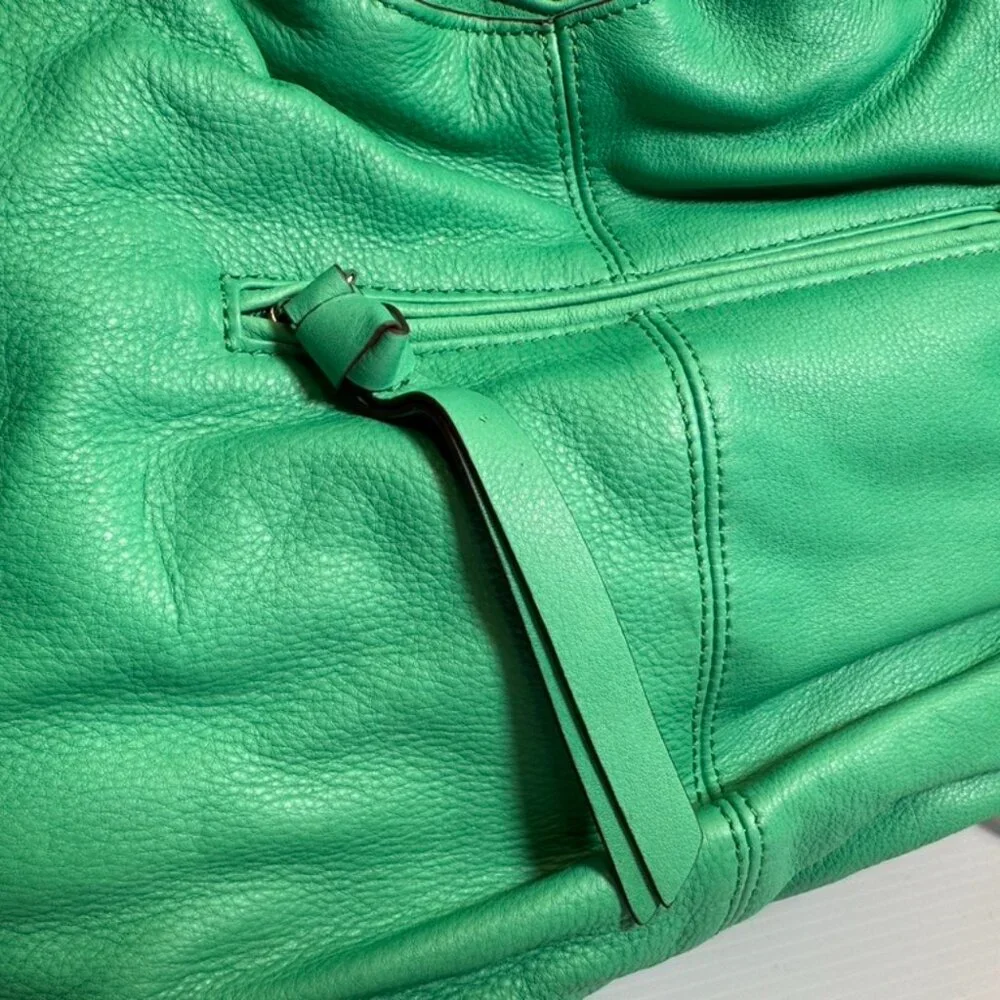Aimee Kestenberg Vibrant Green Leather Shoulder Bag